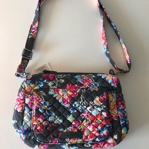 Vera Bradley Colorful Floral Quilted Crossbody Bag